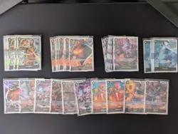 One Piece Card Game TCG English Lot of 245 SR Super Rare Cards - Image 3