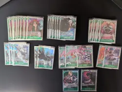 One Piece Card Game TCG English Lot of 245 SR Super Rare Cards - Image 4