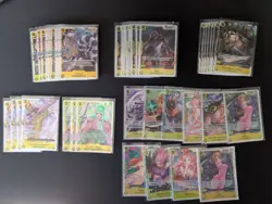 One Piece Card Game TCG English Lot of 245 SR Super Rare Cards - Image 5
