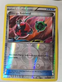 Energy Retrieval 126/160 XY Primal Clash Reverse Pokemon Holo Foil Nice! - Image 1