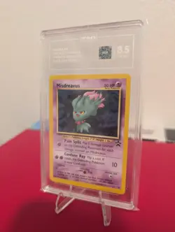 Pokemon TCG Misdreavus #39 Black Star Promo Card Wotc TAG 8.5 NM/MT+ - Image 2