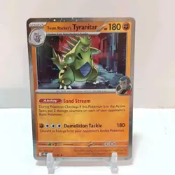 Pokemon Team Rocket's Tyranitar (Cosmos) 096/182 NM Misc Cards & Products - Image 1