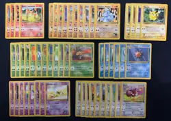 54 VINTAGE POKEMON CARDS LOT - BASE SET, ROCKET, FOSSIL, JUNGLE, - LP-MP - Image 1