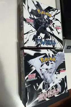 US Seller Pokemon Card Black Bolt & White Flare Booster Box Japanese No Shrink - Image 1
