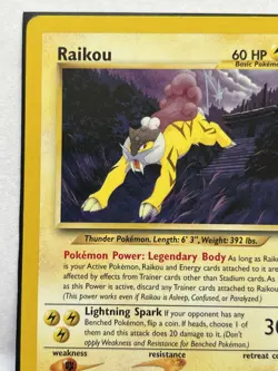 Raikou 22/64 Neo Revelation Non Holo Pokemon Card TCG - Image 2