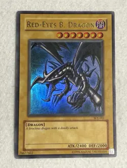 Red-Eyes B. Dragon #SDJ-001 Yugioh Card - Image 1