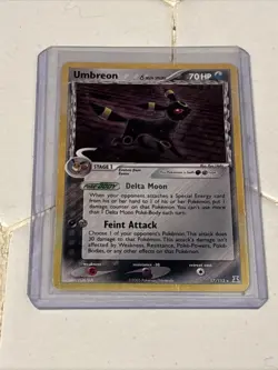 Pokemon TCG 2005 Umbreon Holo Rare Card 17/113 Delta Species Lightly Played - Image 1