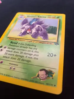 GIOVANNI'S NIDORINO - 45/132 - GYM CHALLENGE - POKEMON CARD - LP - Image 3