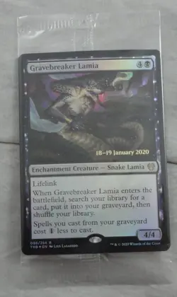 Gravebreaker Lamia Prerelease Foil Card Rare Magic The Gathering NM (THB) - Image 1