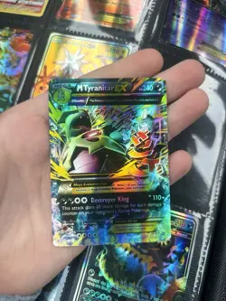 Pokemon TCG Mega M Tyranitar EX Holo Ultra Rare Card Ancient Origins 43/98 - Image 1