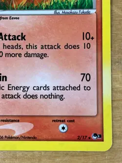 Flareon 2/17 Rare POP Series 3 Holo Holofoil 2006 Pokemon TCG Card - Image 4