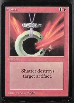 MTG Shatter Alpha 1993 Magic Card - Image 1