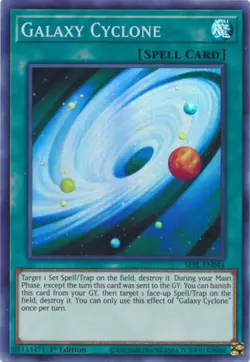 Galaxy Cyclone - SESL-EN044 - Super Rare - 1st Edition Near Mint Yugioh Card - Image 1