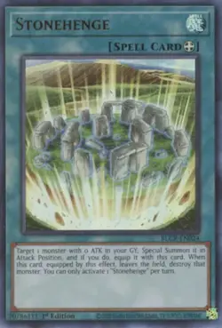 Stonehenge - BLCR-EN024 - Ultra Rare - 1st Edition Near Mint Yugioh Card - Image 1