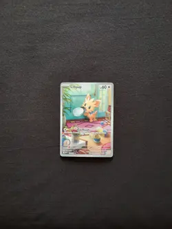Lillipup 154/086 White Flare Illustration Rare Pokemon TCG Card NM - Image 1