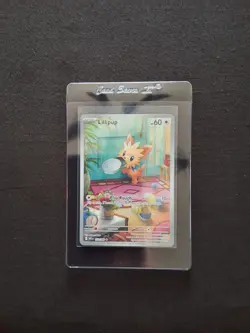 Lillipup 154/086 White Flare Illustration Rare Pokemon TCG Card NM - Image 3
