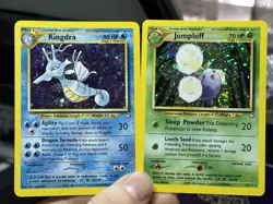 Kingdra 8/111 Jumpluff 7/111 Neo Genesis 2000 Holo Vintage Pokemon Card Lot WOTC - Image 3