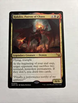 Rakdos, Patron of Chaos - Murders at Karlov Manor MTG Plus Bonus Card!!! - Image 1