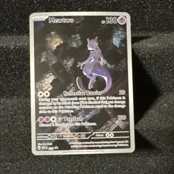 Pokemon Mewtwo 052 Scarlet & Violet Promo Holo 130 HP Basic TCG Card - Image 1