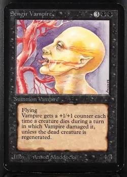 MTG Sengir Vampire Alpha 1993 Magic Card - Image 1