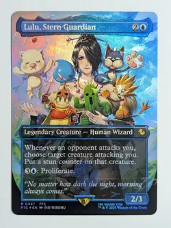 Lulu, Stern Guardian BORDERLESS Chocobo Track ◆FOIL◆ 467 NM Near Mint Magic MTG - Image 1