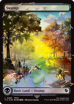 Swamp Chocobo Track ◆FOIL◆ 480 | NM Near Mint | FIC Final Fantasy Magic MTG - Image 1