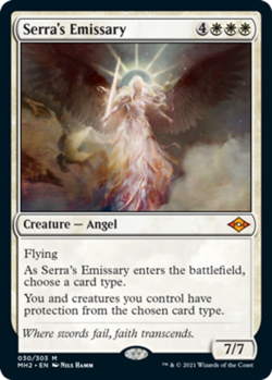 MTG Serra's Emissary, NM-Mint, English Modern Horizons 2 - Image 1