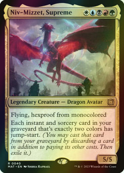 MTG Niv-Mizzet, Supreme Foil ** March of the Machine: The Aftermath ** English - Image 1