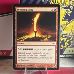 Magic: The Gathering Seething Song 104 Mirrodin Common Regular Instant Red - Image 1