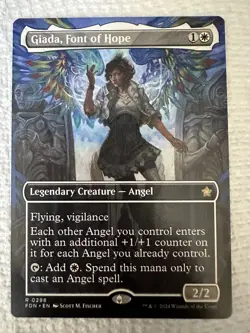 MTG Giada, Font of Hope (Borderless) [Foundations] Near Mint​ - Image 1
