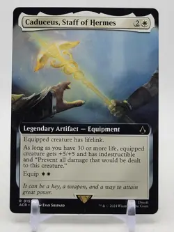 FOIL - MTG Caduceus, Staff of Hermes #2 - Universes Beyond: Assassin's Creed - Image 1