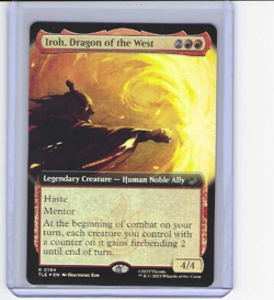 Magic MTG Avatar The Last Airbender Troh Dragon of the West Ext Art Foil R0194 - Image 1