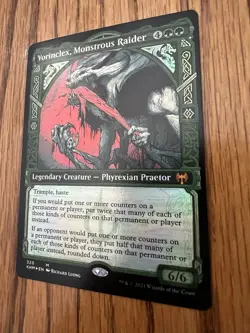 Magic: The Gathering Miscut/Misprint Vorinclex Monsterous Raider Kaldheim Foil - Image 5