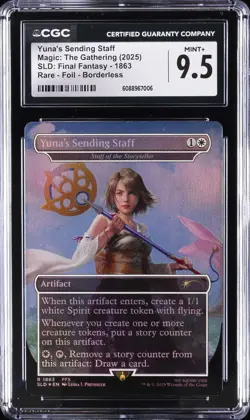 2025 MAGIC: THE GATHERING - SLD: FINAL FANTASY YUNA'S SENDING STAFF CGC 9.5 - Image 1