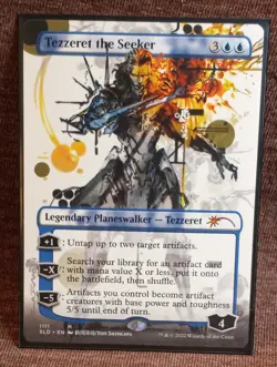 110 Tezzeret the Seeker Yoji Shinkawa Secret Lair non-foil SLD#1111 Unplayed MTG - Image 1