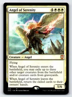 Angel of Serenity M Commander: Kaldheim # 18 NM Normal - Image 1