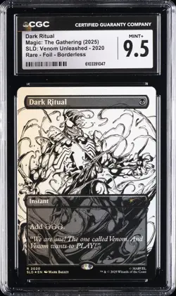 2025 MAGIC: THE GATHERING #2020 DARK RITUAL CGC 9.5 - Image 1