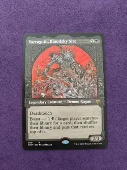 MTG Varragoth, Bloodsky Sire - Showcase Kaldheim Variants - Image 1