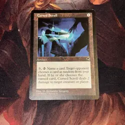Cursed Scroll X1 Mtg Tempest Lp - Image 1