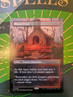 Blood Crypt (Borderless) Lorwyn Eclipsed Regular NM MTG - Image 1