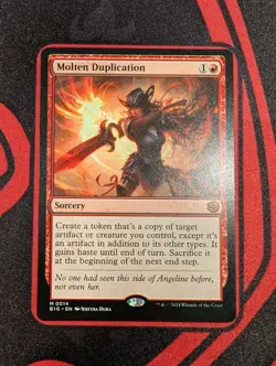 Molten Duplication - Outlaws of Thunder Junction: The Big Score - NM - Image 1