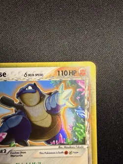 Pokemon TCG Blastoise (Delta Species) 2/100 Crystal Guardians Holo Rare LP - Image 3