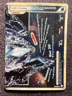 Lugia Legend (Bottom) 114/123 Heartgold & Soulsilver Holo Pokemon Card LP - Image 1