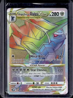 2022 Pokemon SWSH Astral Radiance Origin Forme Dialga VST Secret Rare #198/189 - Image 1