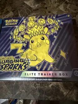 (2) LOT Pokemon Surging Sparks Twilight Masquerade ETB Factory Sealed BIG HITS - Image 2