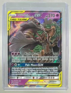 Trevenant & Dusknoir GX 2019 Pokemon Sun Moon Black Star Promo #SM217 - Image 1