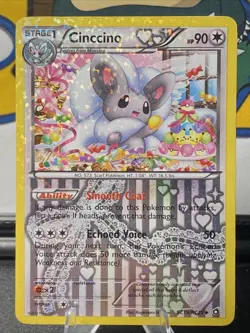 Pokemon TCG Cinccino RC19/RC25 Legendary Treasures: Radiant Collection Holo - Image 1