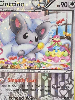Pokemon TCG Cinccino RC19/RC25 Legendary Treasures: Radiant Collection Holo - Image 3