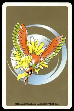Blissey Queen of Spades Ho-Oh Poker Deck Pokemon Japanese ~ HP Creased - Image 2
