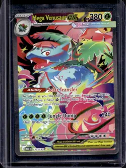 2025 Pokemon Mega Evolution Venusaur ex Special Illustration Rare #177/132 - Image 1